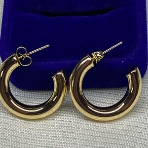 Elegant Gold Hoop Earrings